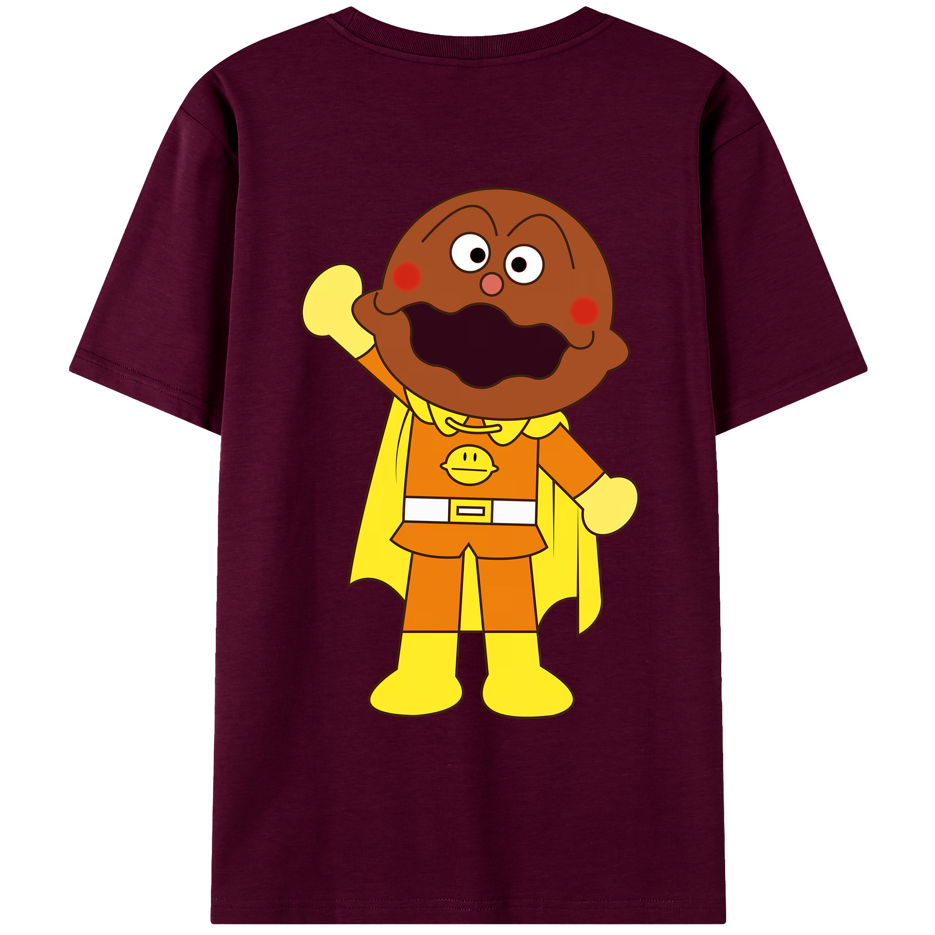 （画像用） アンパンマン Anpanman レディース半袖Tシャツ(バックプリント)